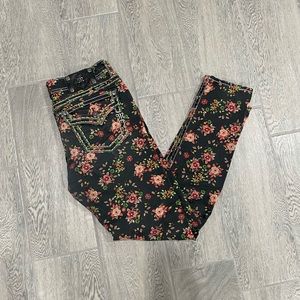 Miss Me Flower Printed Jeans